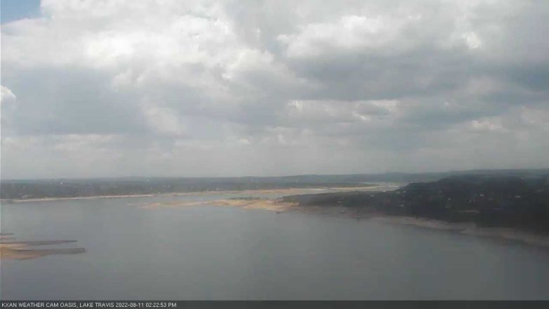 Lake Travis webcam, August 11, 2022 2:25 PM CT