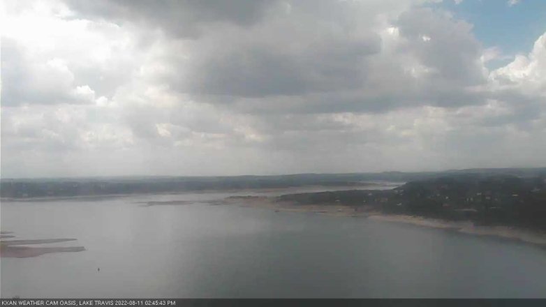 Lake Travis webcam, August 11, 2022 2:45 PM CT