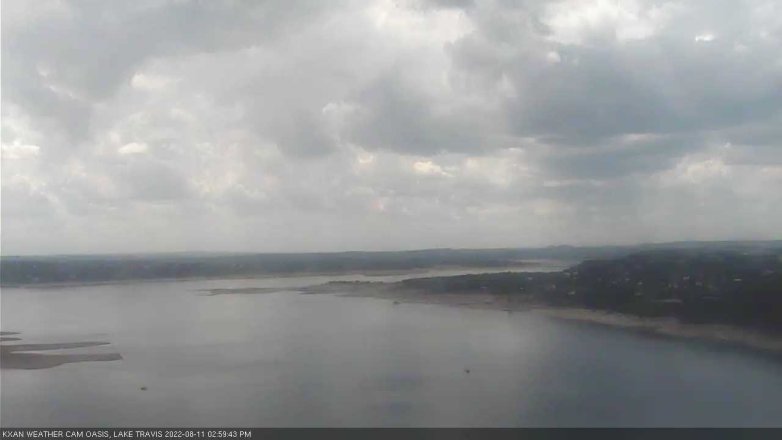 Lake Travis webcam, August 11, 2022 3:00 PM CT
