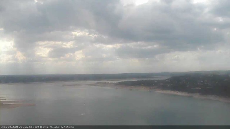 Lake Travis webcam, August 11, 2022 5:00 PM CT