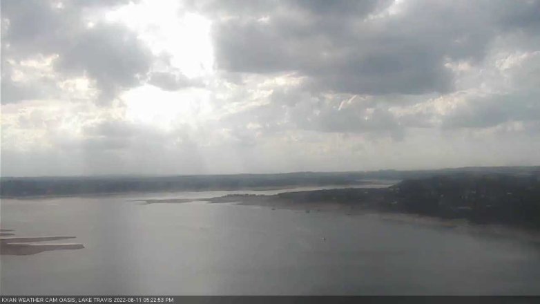Lake Travis webcam, August 11, 2022 5:25 PM CT