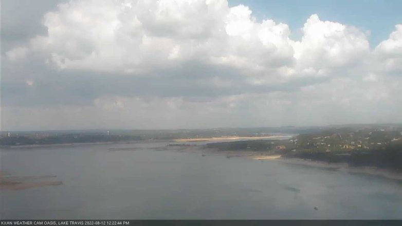 Lake Travis webcam, August 12, 2022 12:25 PM CT