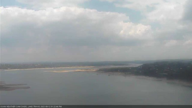 Lake Travis webcam, August 12, 2022 1:25 PM CT