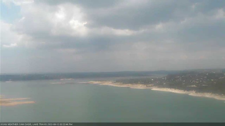 Lake Travis webcam, August 12, 2022 2:25 PM CT