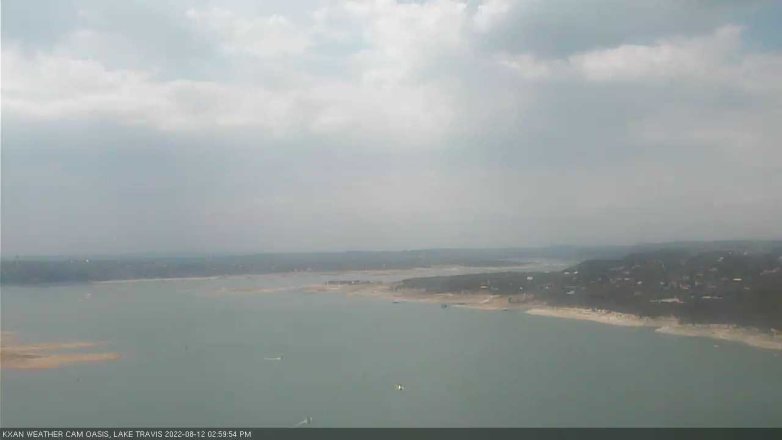Lake Travis webcam, August 12, 2022 3:00 PM CT