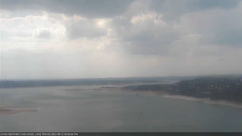 Lake Travis webcam, August 12, 2022 4:00 PM CT