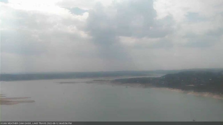 Lake Travis webcam, August 12, 2022 4:45 PM CT