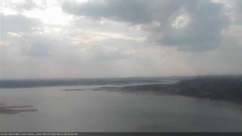 Lake Travis webcam, August 12, 2022 5:25 PM CT