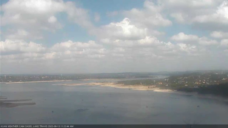 Lake Travis webcam, August 13, 2022 11:25 AM CT