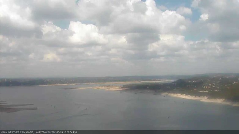 Lake Travis webcam, August 13, 2022 12:25 PM CT