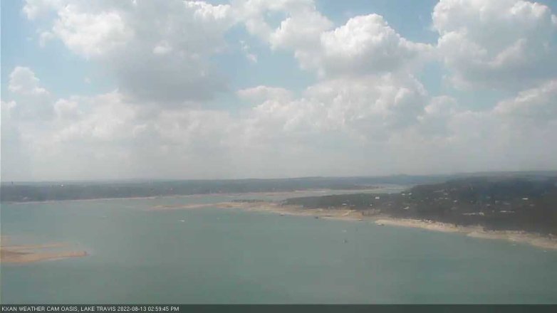 Lake Travis webcam, August 13, 2022 3:00 PM CT