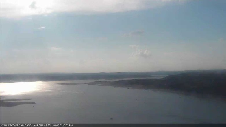 Lake Travis webcam, August 13, 2022 5:45 PM CT
