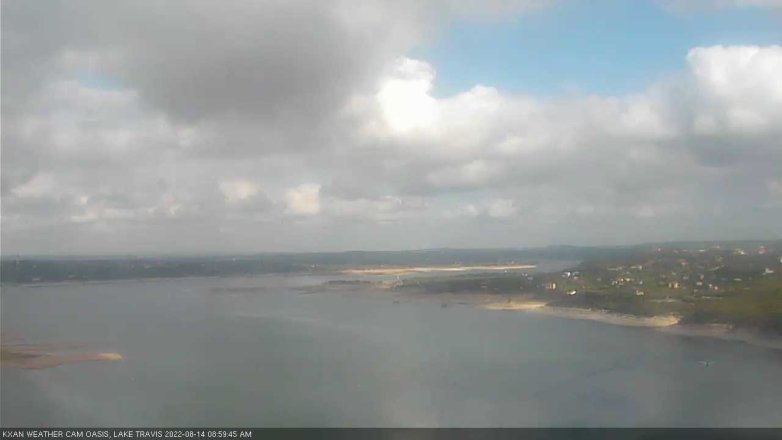 Lake Travis webcam, August 14, 2022 9:00 AM CT