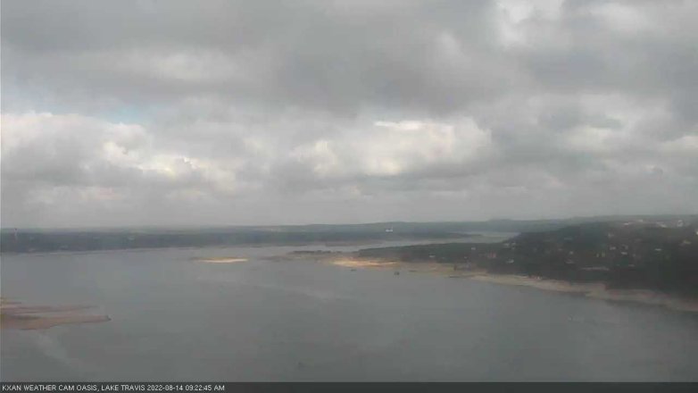 Lake Travis webcam, August 14, 2022 9:25 AM CT
