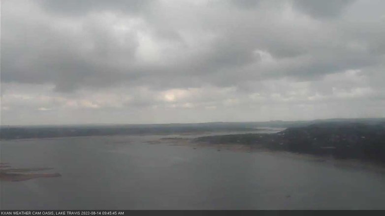 Lake Travis webcam, August 14, 2022 9:45 AM CT