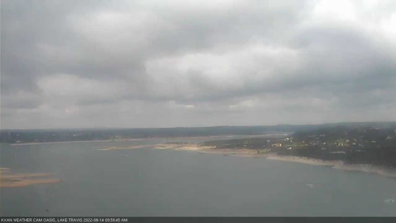Lake Travis webcam, August 14, 2022 10:00 AM CT