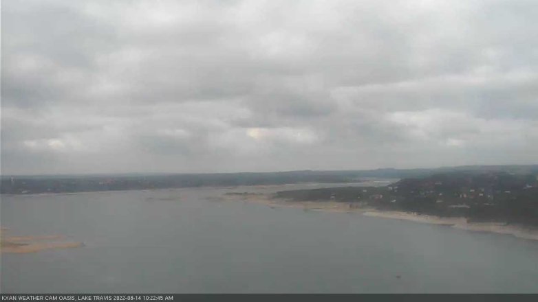 Lake Travis webcam, August 14, 2022 10:25 AM CT