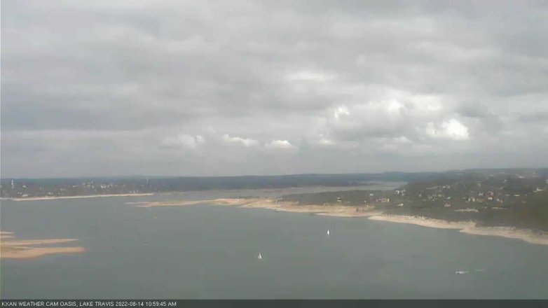 Lake Travis webcam, August 14, 2022 11:00 AM CT