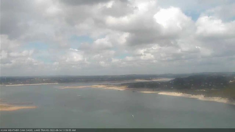Lake Travis webcam, August 14, 2022 12:00 PM CT