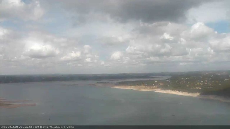 Lake Travis webcam, August 14, 2022 12:25 PM CT