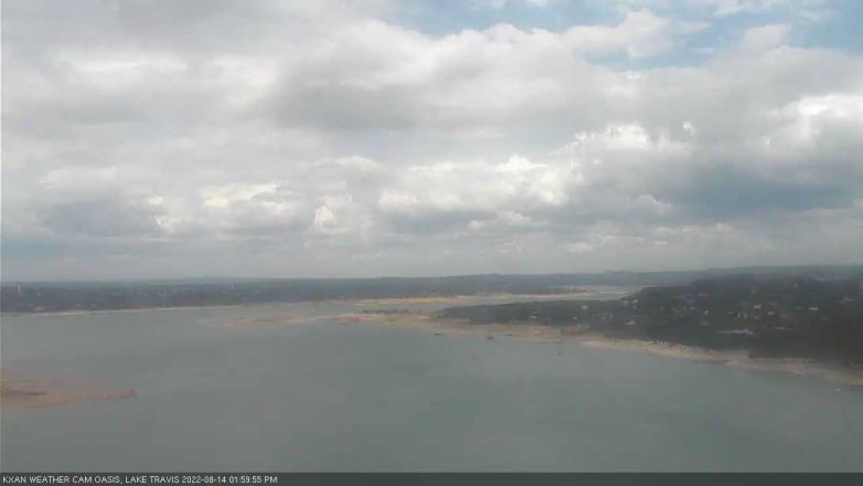 Lake Travis webcam, August 14, 2022 2:00 PM CT
