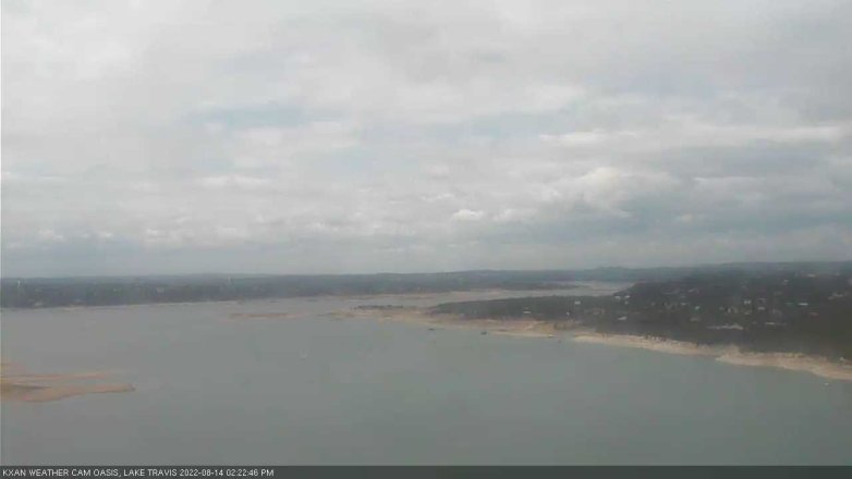 Lake Travis webcam, August 14, 2022 2:25 PM CT