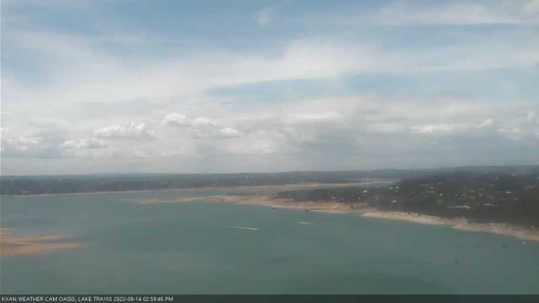 Lake Travis webcam, August 14, 2022 3:00 PM CT