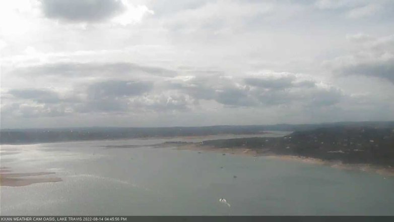 Lake Travis webcam, August 14, 2022 4:45 PM CT