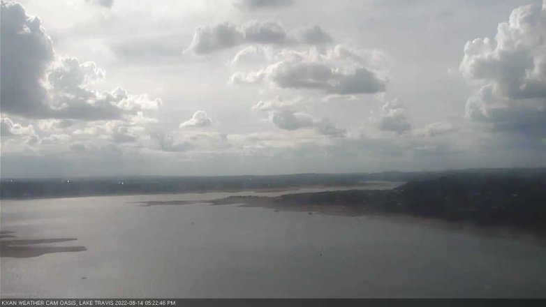 Lake Travis webcam, August 14, 2022 5:25 PM CT