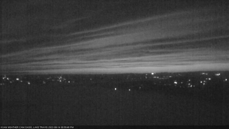 Lake Travis webcam, August 14, 2022 9:00 PM CT