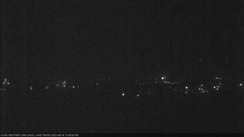 Lake Travis webcam, August 14, 2022 11:45 PM CT