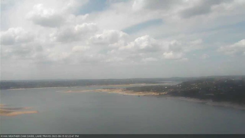 Lake Travis webcam, August 15, 2022 2:25 PM CT
