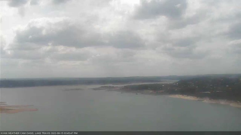 Lake Travis webcam, August 15, 2022 3:45 PM CT