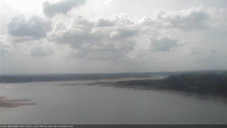 Lake Travis webcam, August 15, 2022 4:45 PM CT