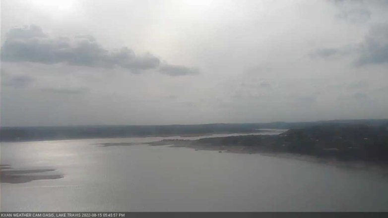 Lake Travis webcam, August 15, 2022 5:45 PM CT