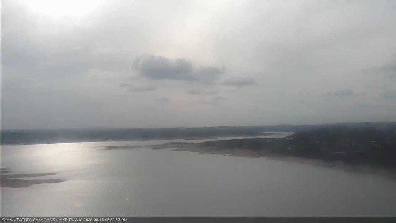 Lake Travis webcam, August 15, 2022 6:00 PM CT