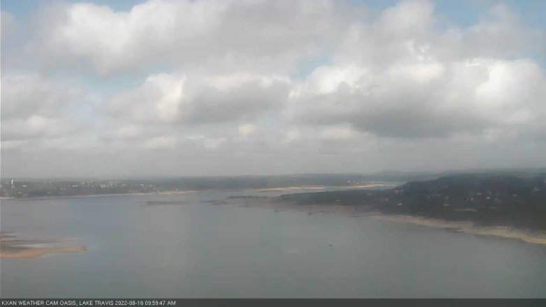 Lake Travis webcam, August 16, 2022 10:00 AM CT