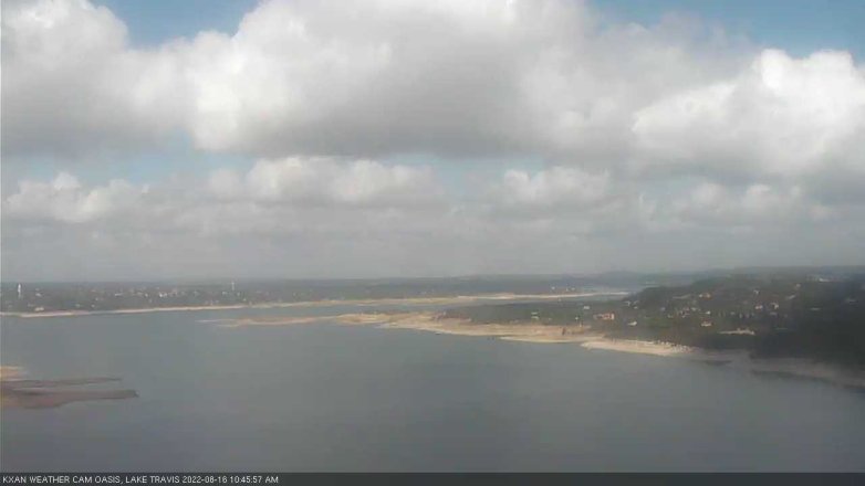 Lake Travis webcam, August 16, 2022 10:45 AM CT
