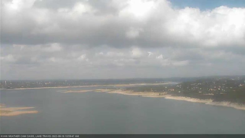 Lake Travis webcam, August 16, 2022 11:00 AM CT