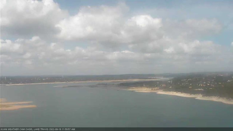 Lake Travis webcam, August 16, 2022 12:00 PM CT
