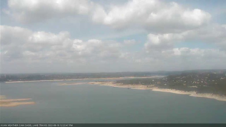Lake Travis webcam, August 16, 2022 12:25 PM CT