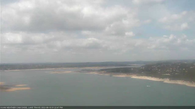 Lake Travis webcam, August 16, 2022 1:25 PM CT