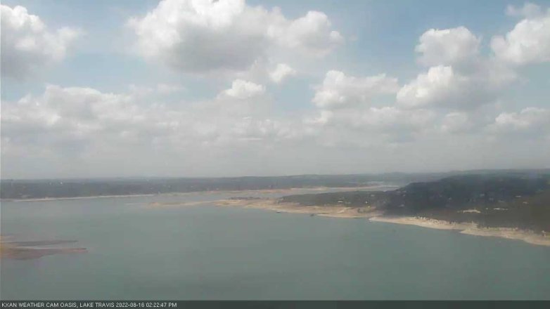 Lake Travis webcam, August 16, 2022 2:25 PM CT
