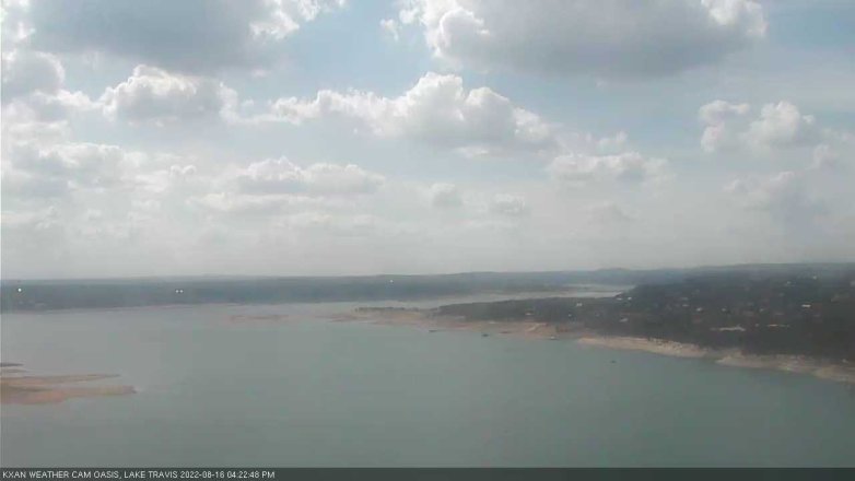 Lake Travis webcam, August 16, 2022 4:25 PM CT