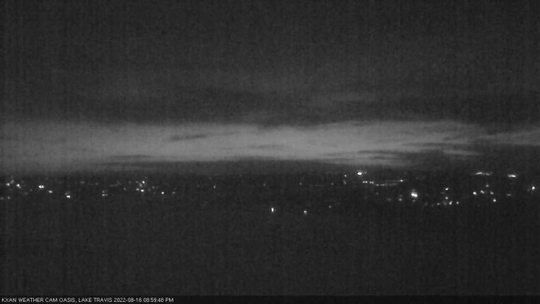 Lake Travis webcam, August 16, 2022 9:00 PM CT