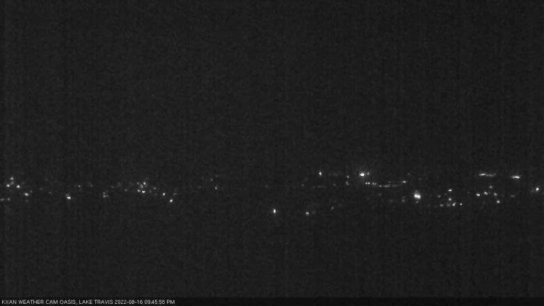 Lake Travis webcam, August 16, 2022 9:45 PM CT