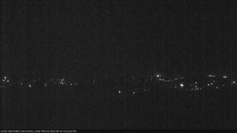 Lake Travis webcam, August 16, 2022 10:25 PM CT