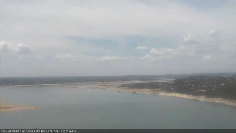 Lake Travis webcam, August 17, 2022 2:00 PM CT