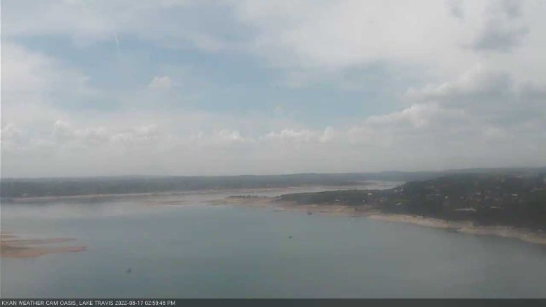 Lake Travis webcam, August 17, 2022 3:00 PM CT