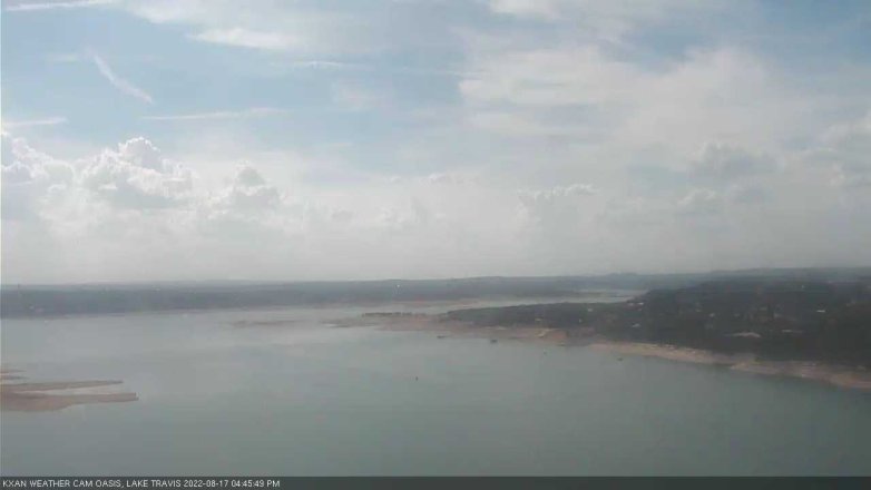 Lake Travis webcam, August 17, 2022 4:45 PM CT